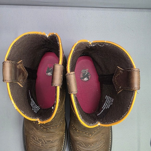 Justin Gypsy Gemma Boots Women's Size 9B Brown Shetland Buffalo Leather GY9526 - Picture 13 of 16